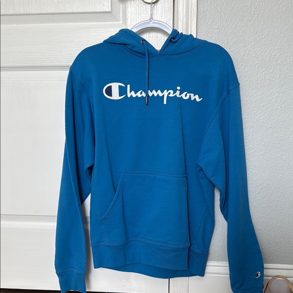 Champion Vibrant Blue Pullover Hoodie